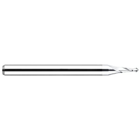 Harvey Tool 0.0450 in. Drill dia x 0.1350 in. Flute Length, 90 Degree Carbide Spot Drill, 2 Flutes, TiB2 Coated 11445-C8